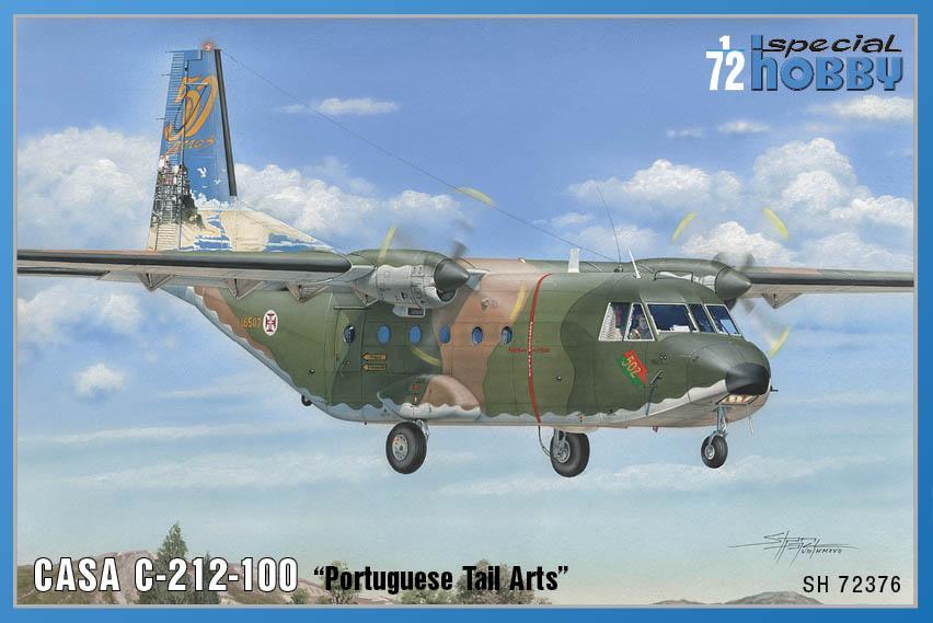 Сборная модель 1/72 CASA C-212-100 Portuguese Tail Arts (2x camo) (Special Hobby)