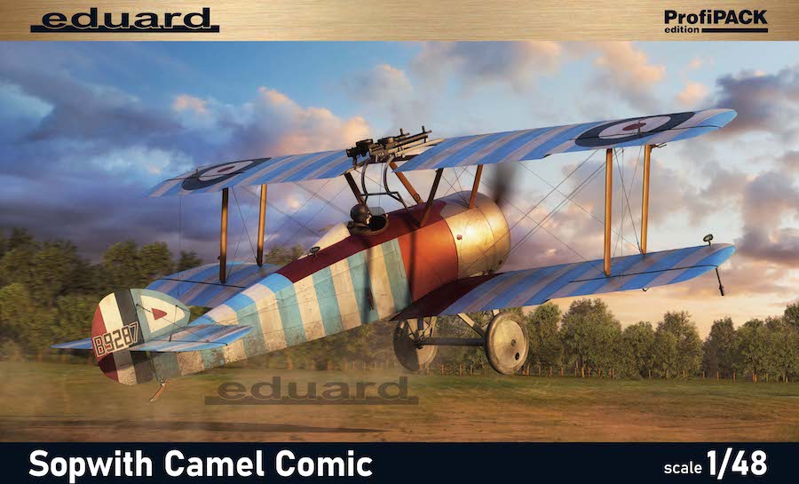 Сборная модель 1/48 Sopwith Camel Comic ProfiPACK edition (Eduard kits)