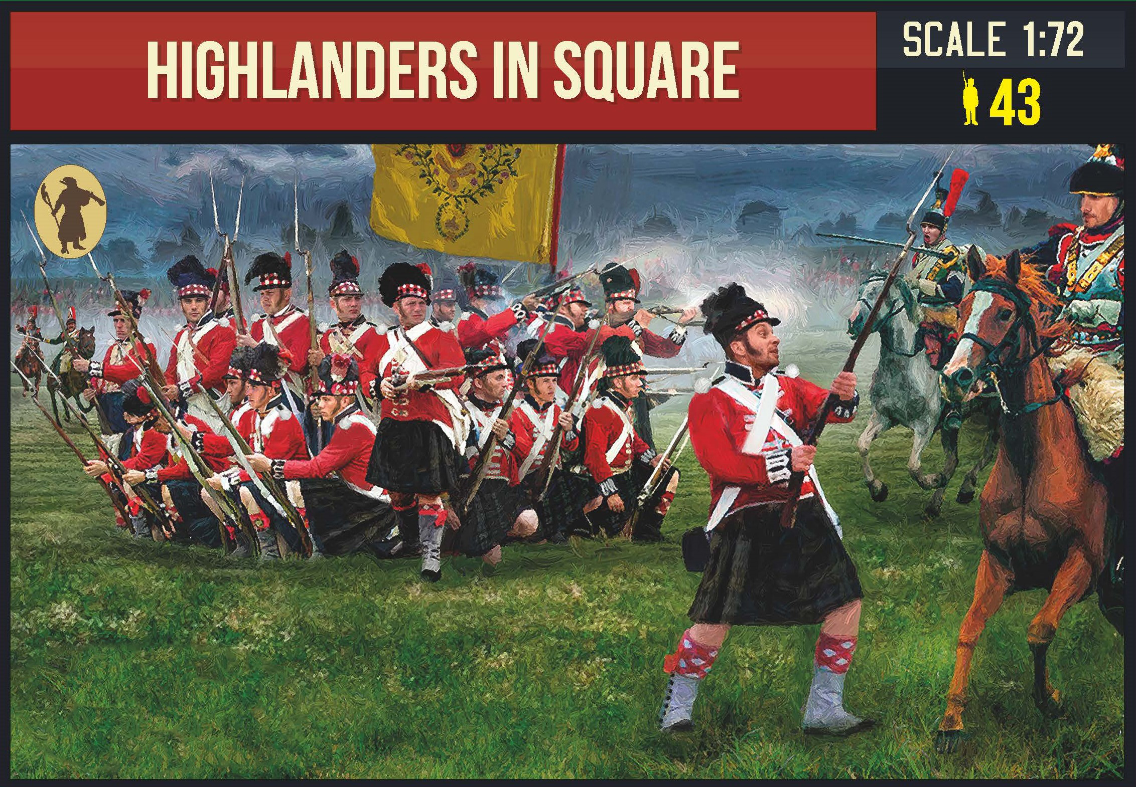 Дополнения из смолы 1/72 Highlanders in Square (Strelets)