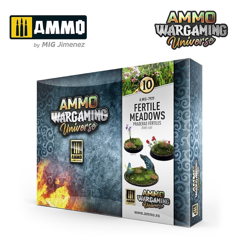 Набор для создания эффектов AMMO WARGAMING UNIVERSE #10  Fertile Meadows (Ammo Mig)