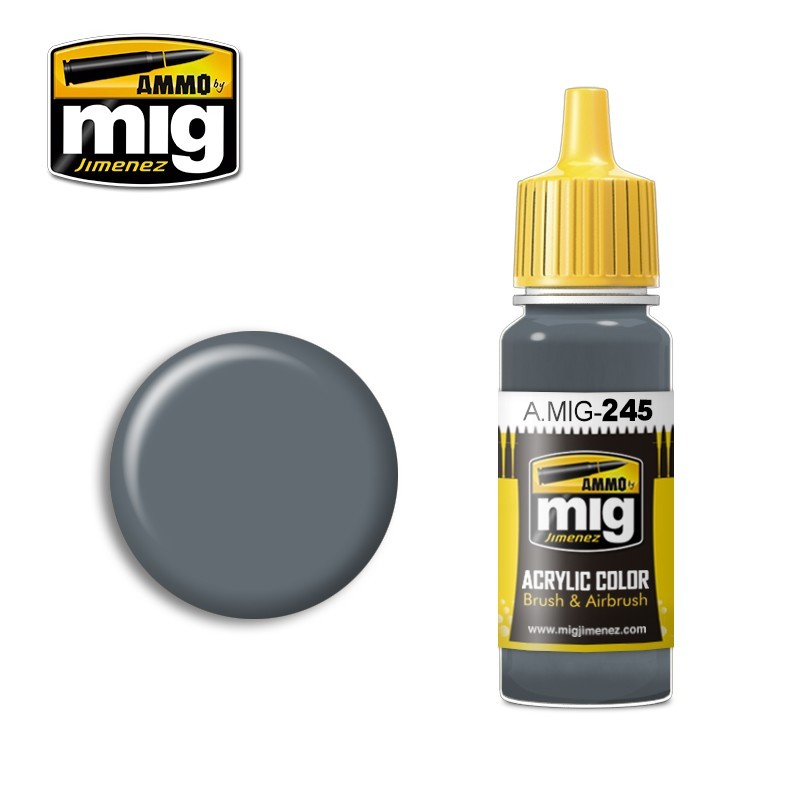 Краска акриловая OCEAN GREY (BS 629) (морской серый) (Ammo Mig) (17ml)