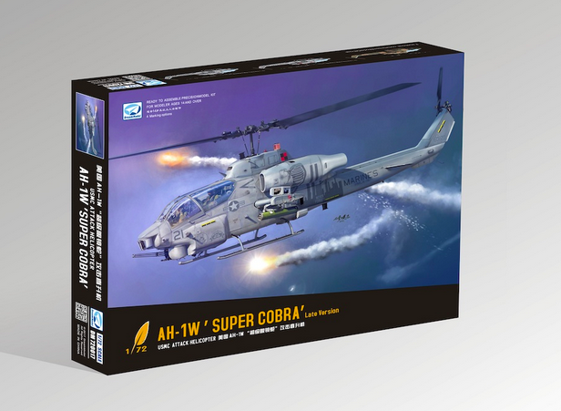 Сборная модель 1/72 Bell AH-1W Super Cobra (поздняя версия) (Dream Model)
