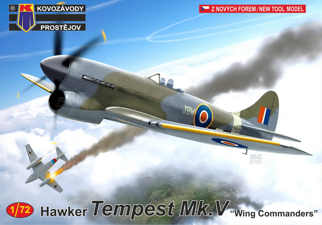 Сборная модель 1/72 Hawker Tempest Mk.V (Kovozavody Prostejov)