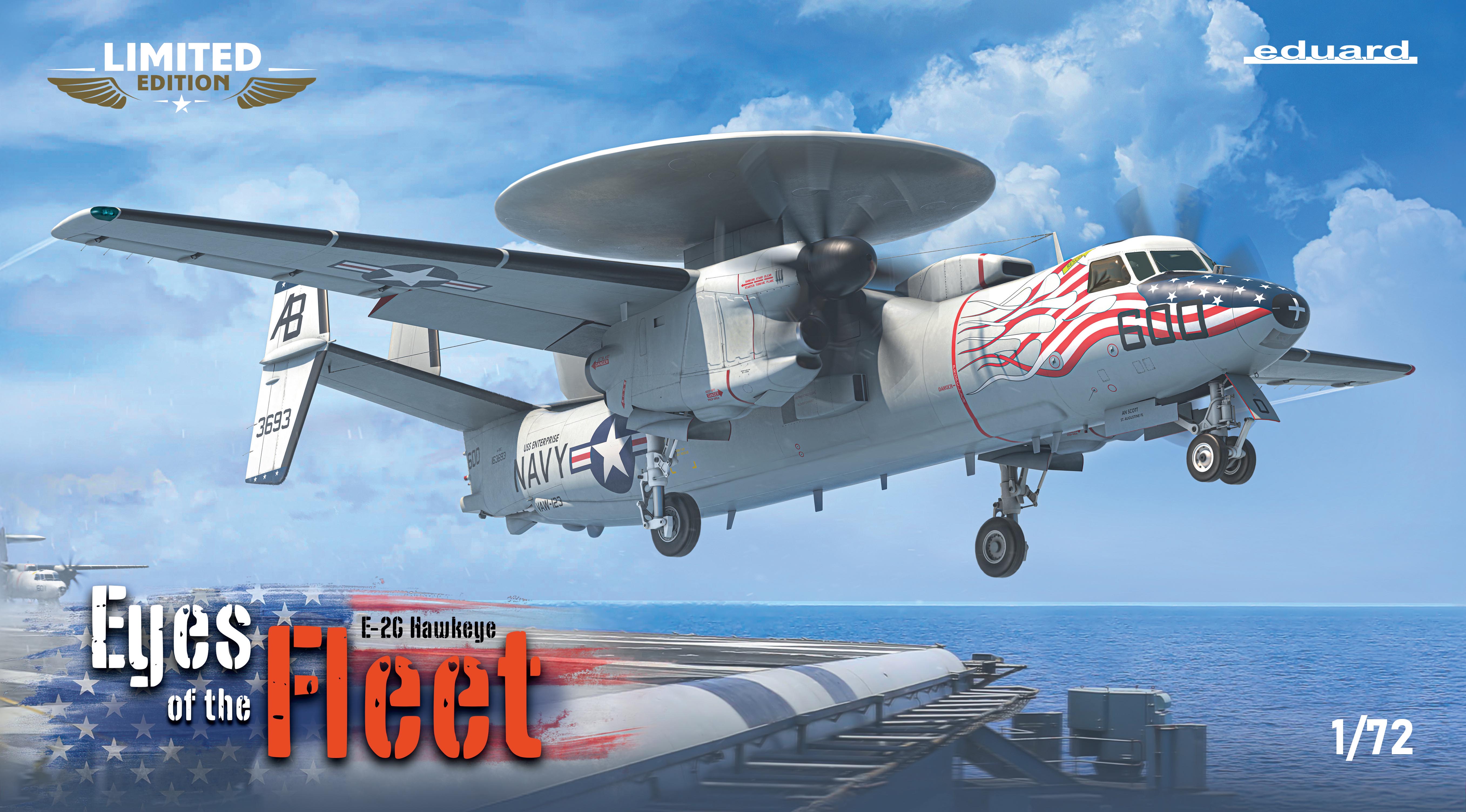 Сборная модель 1/72 E-2C Hawkeye (Eyes of the Fleet/The Limited edition kit) (Eduard kits)