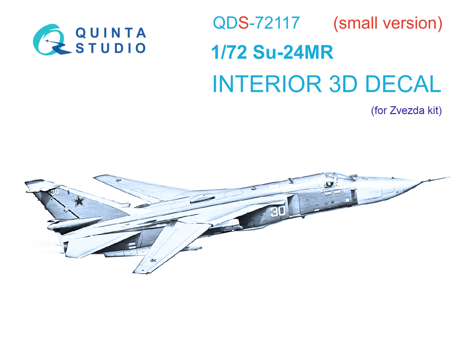 3D Декаль интерьера кабины Су-24МР (Звезда) (малая версия)