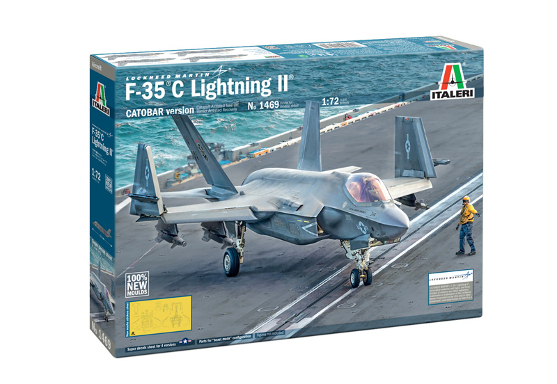 Сборная модель 1/72 Lockheed-Martin F-35C Lightning II (Italeri)