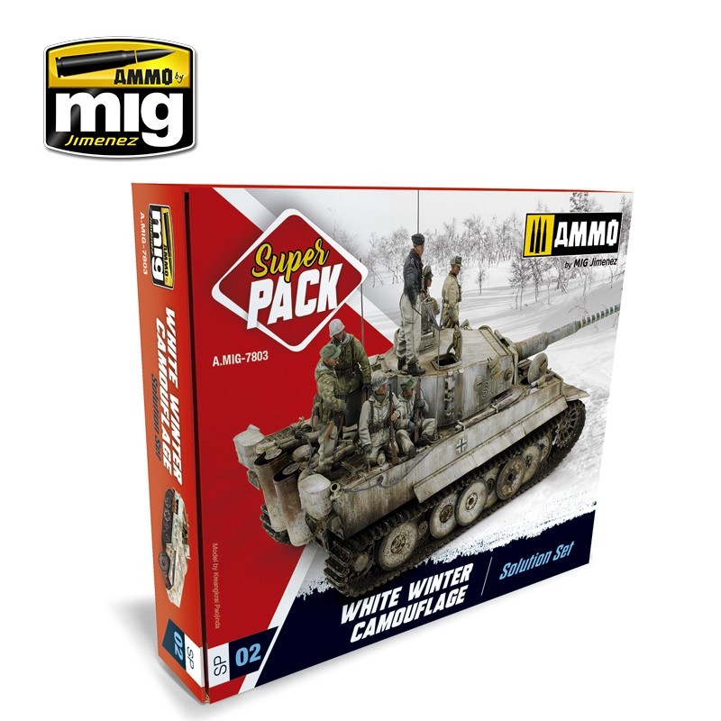 Набор для создания эффектов SUPER PACK White Winter Camouflage (Ammo Mig)