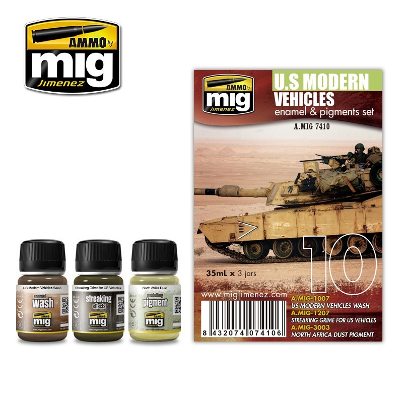 Набор для тонировки US Modern Vehicles (3x35mL) (Ammo Mig)