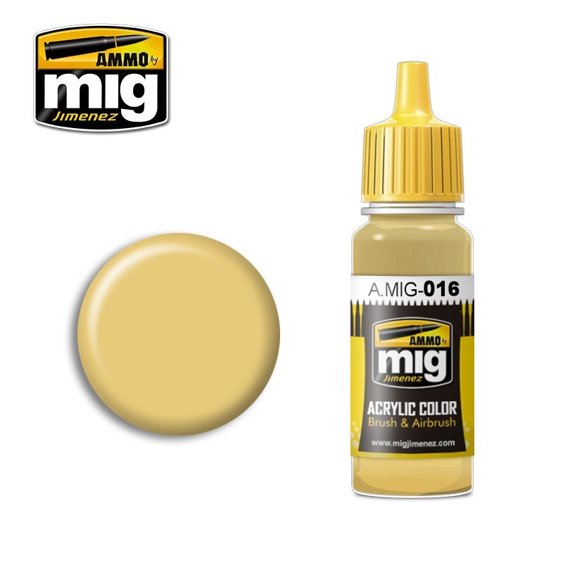 Краска акриловая Желто-коричневый RAL 8020 (GELBBRAUN) (Ammo Mig) (17ml)