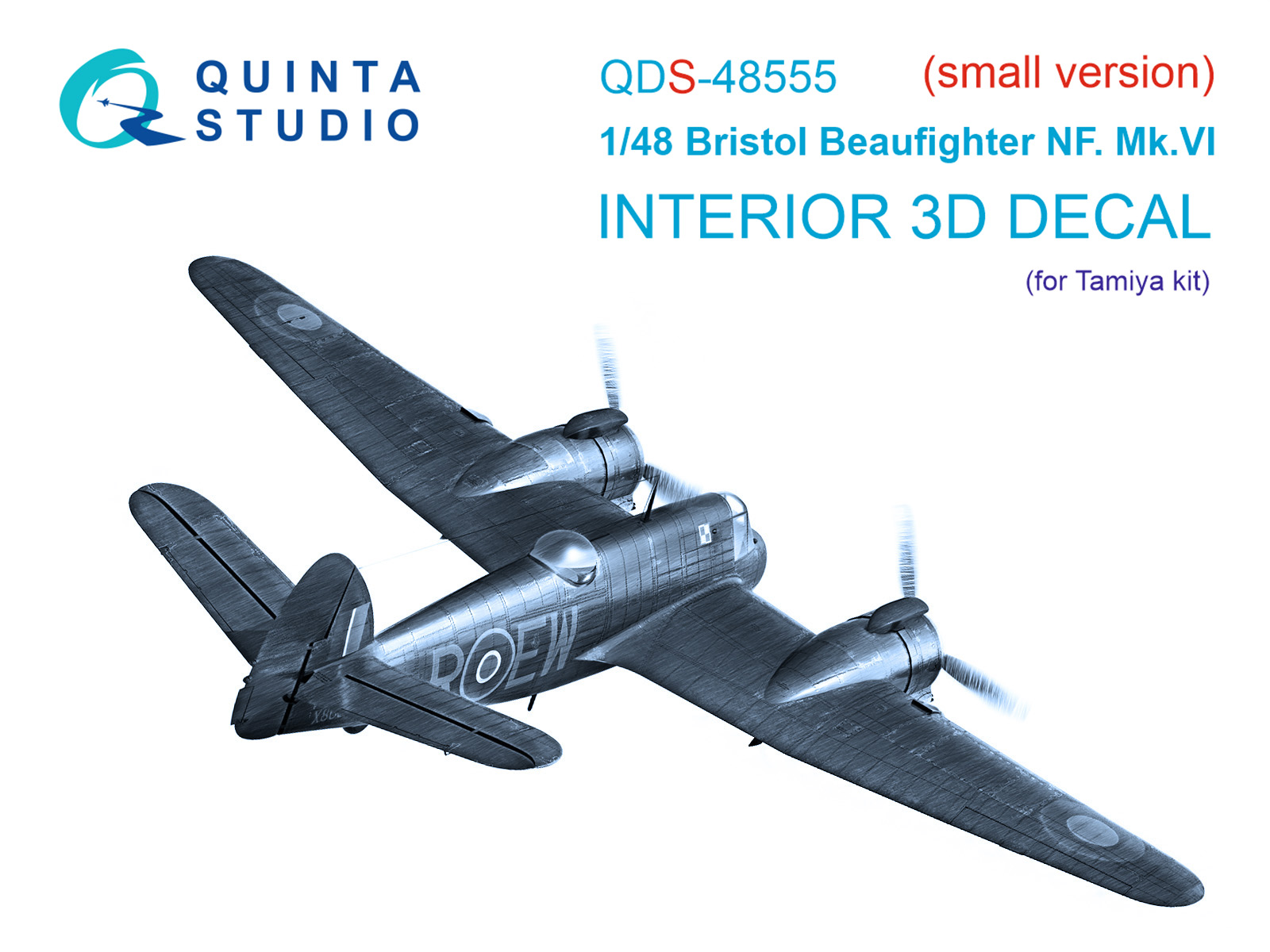 3D Декаль интерьера кабины Bristol Beaufighter NF.Mk.VI (Tamiya) (малая версия)