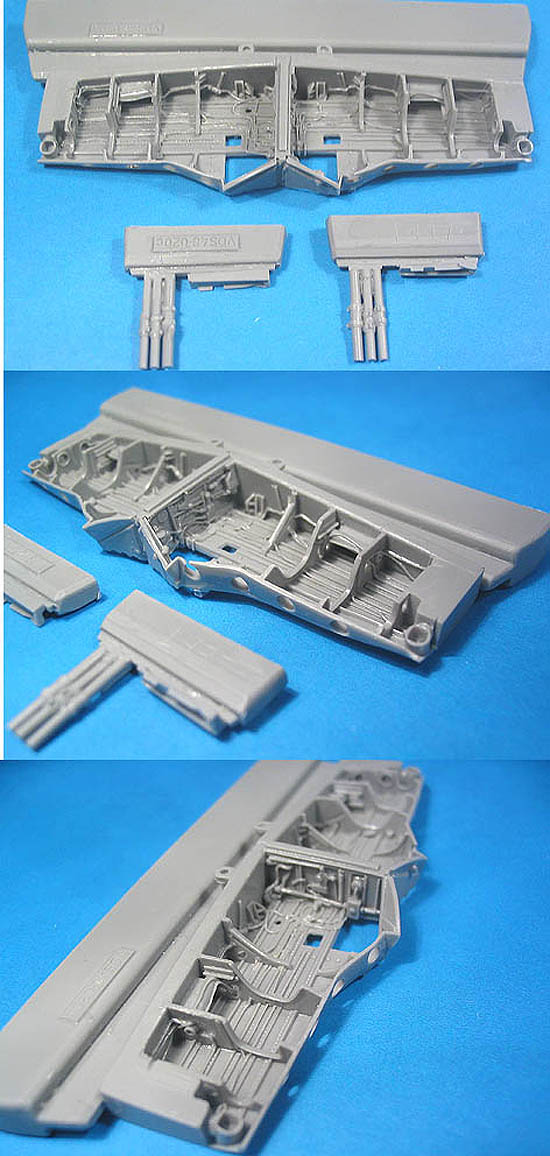 Дополнения из смолы 1/48 P-51D Mustang Ниши шасси (for Tamiya/ICM) (Vector)