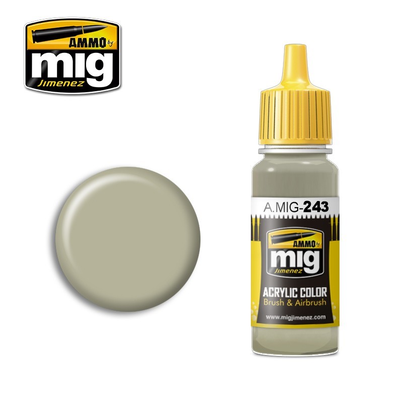 Краска акриловая SKY TYPE S (BS 210) (небесный серо-зеленый матовый)  (Ammo Mig) (17ml)