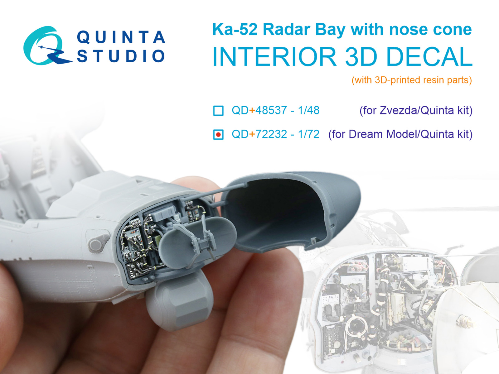 Радарный отсек для Ka-52 (Dream Model/Quinta Models) (с 3D-печатными деталями)