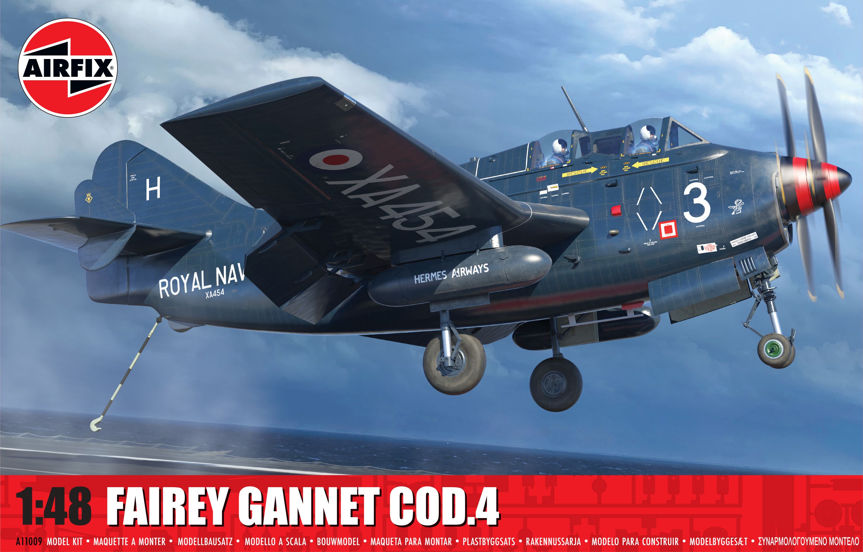 Сборная модель 1/48 Fairey Gannet COD.4 (Airfix)