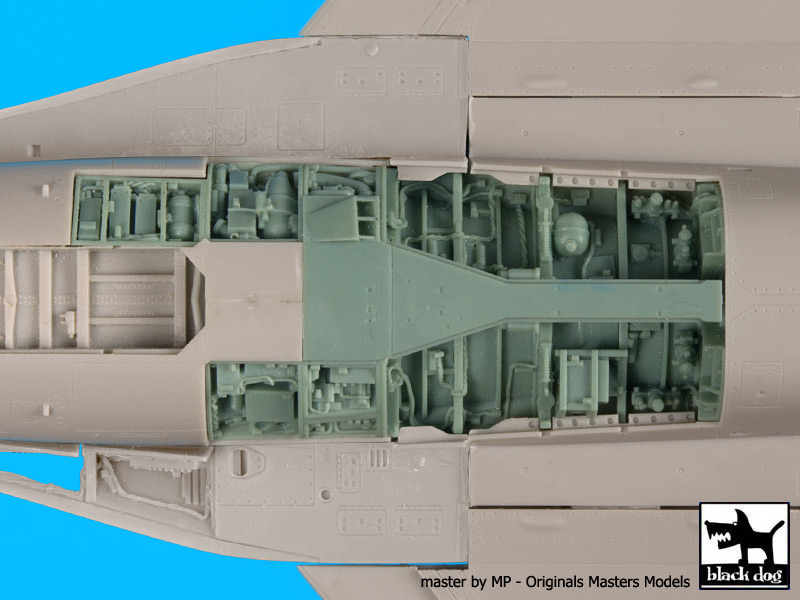 Дополнения из смолы 1/48 Ниша шасси для Lockheed-Martin F-16C (для модели Tamiya)