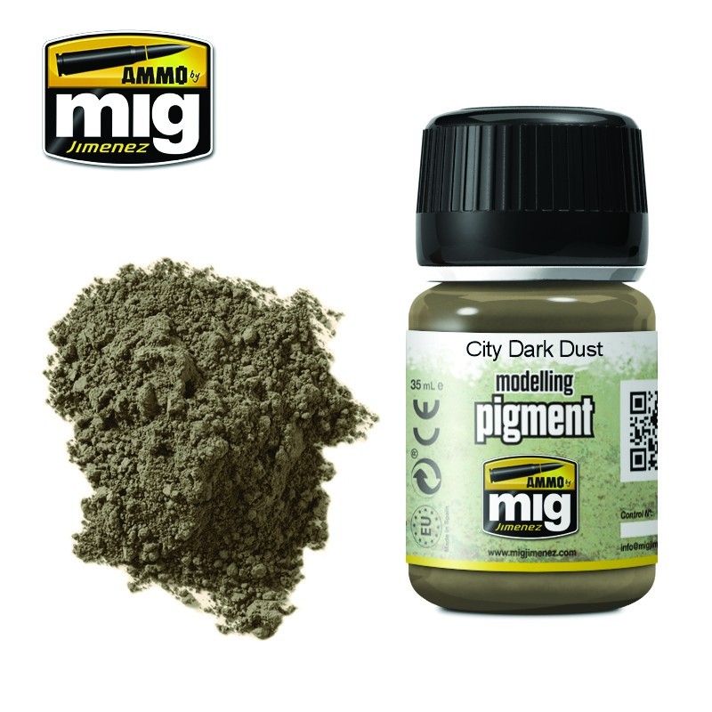 Сухие пигменты PIGMENT City Dark Dust (35mL) (Ammo Mig)