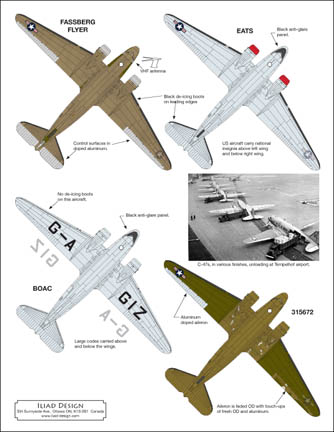 Декаль 1/72 Berlin Airlift Douglas C-47A 'Fassberg Flyer' (Iliad Design)