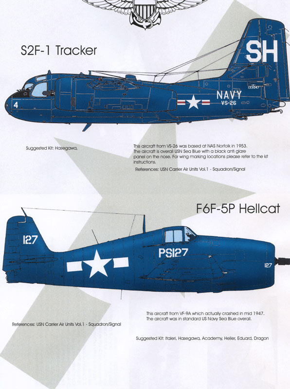 Декаль 1/72 U.S.Navy Blues Pt:2 (Blackbird Models)