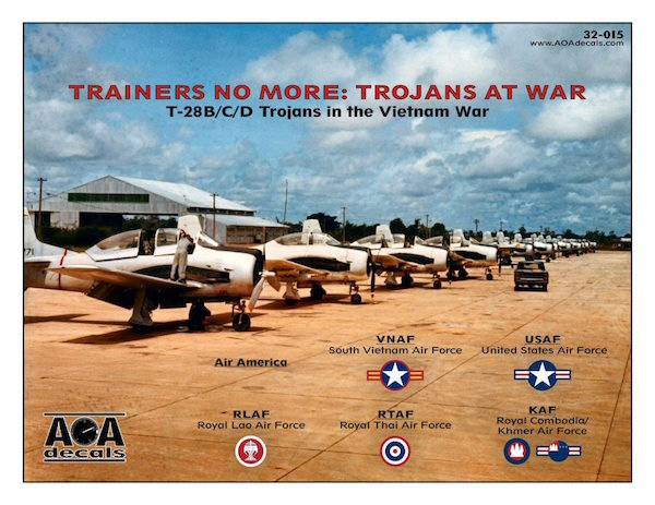 Декаль 1/32 Trojans At War - T-28 Trojans in the Vietnam War (AOA Decals)