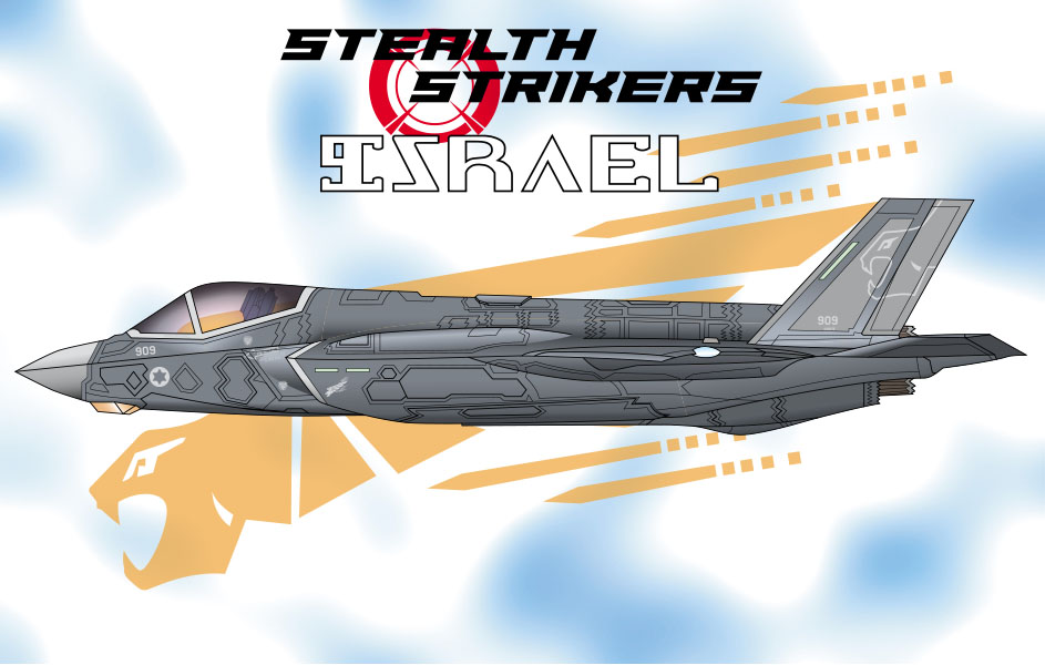 Декаль 1/72 Lockheed-Martin F-35I Adir [F-35A] Stealth Strikers IAF Israeli Air Force (Aztec)