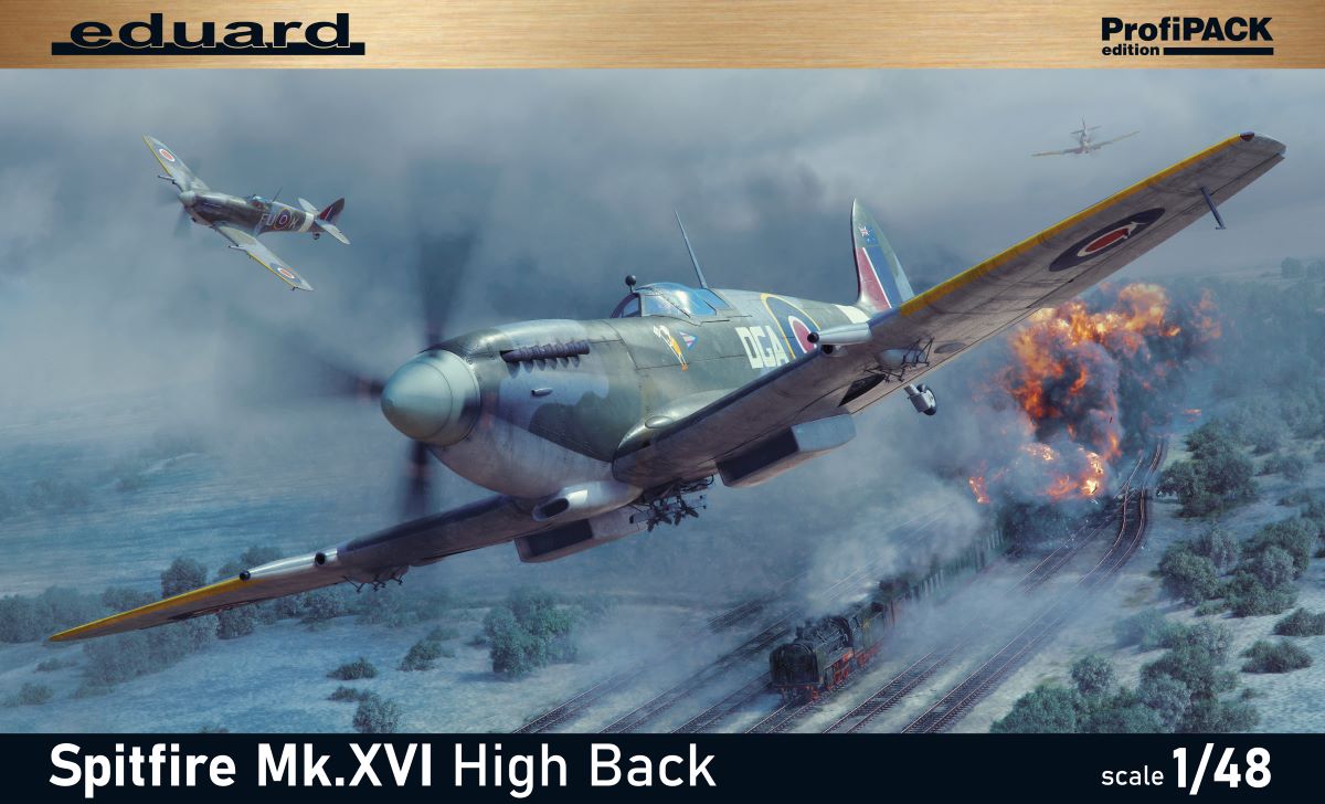 Сборная модель 1/48 Spitfire Mk.XVI High Back (PROFIPACK) (Eduard kits)