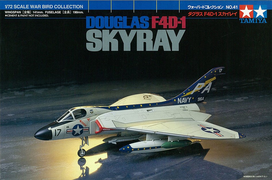 Сборная модель 1/72 Douglas F4D-1 Skyray  (Tamiya)