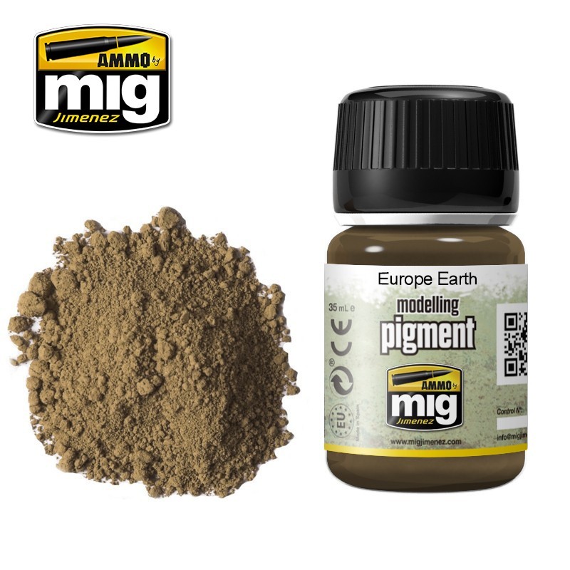 Сухие пигменты PIGMENT Europe Earth (35mL) (Ammo Mig)