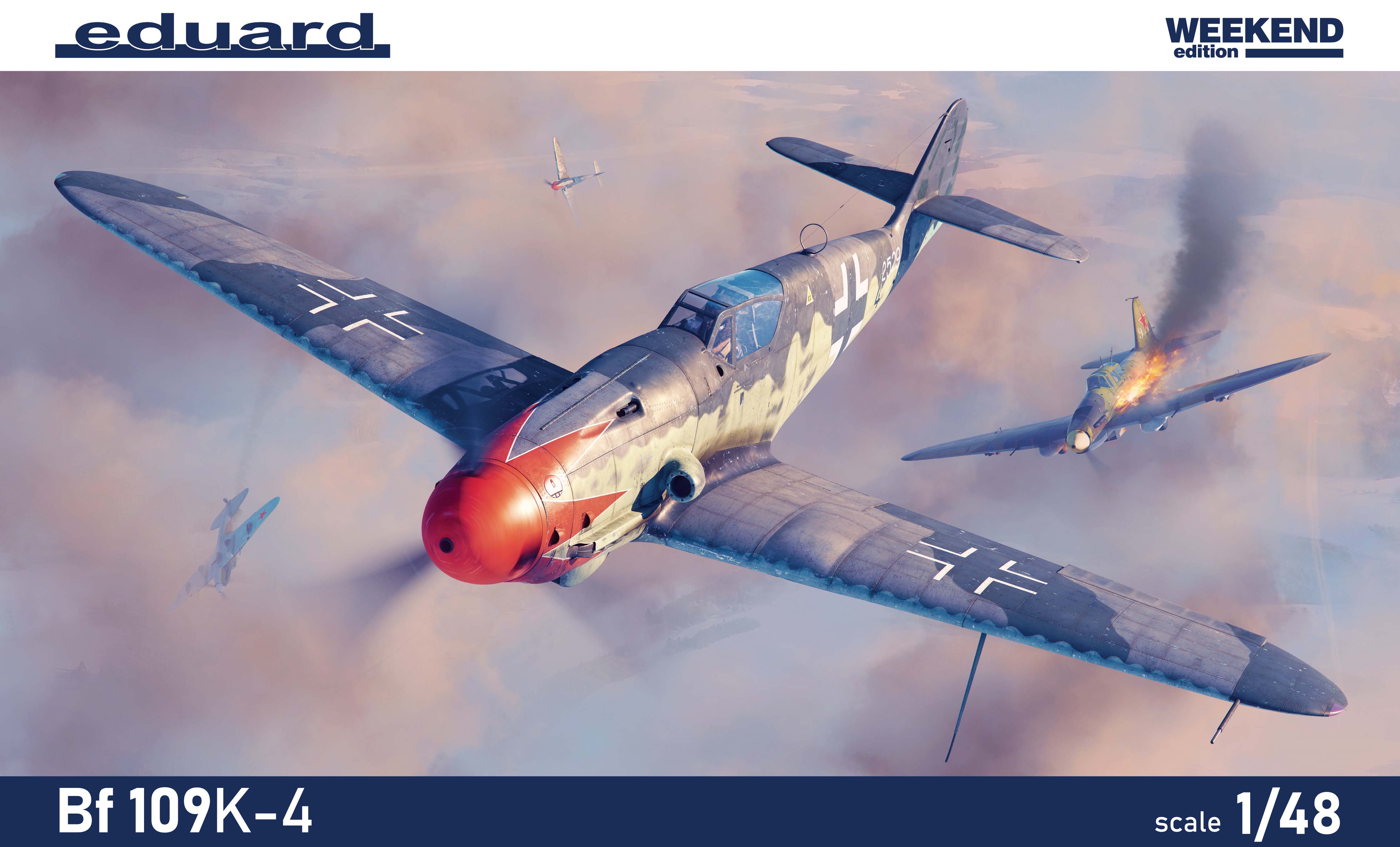 Сборная модель 1/48 Messerschmitt Bf-109K-4 The Weekend edition (Eduard kits)