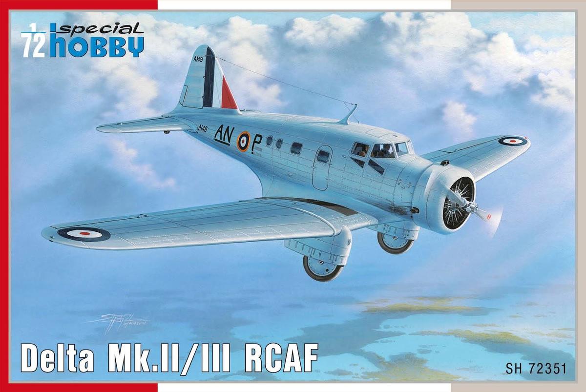 Сборная модель 1/72 Delta Mk.II/III RCAF (3x camo) (Special Hobby)