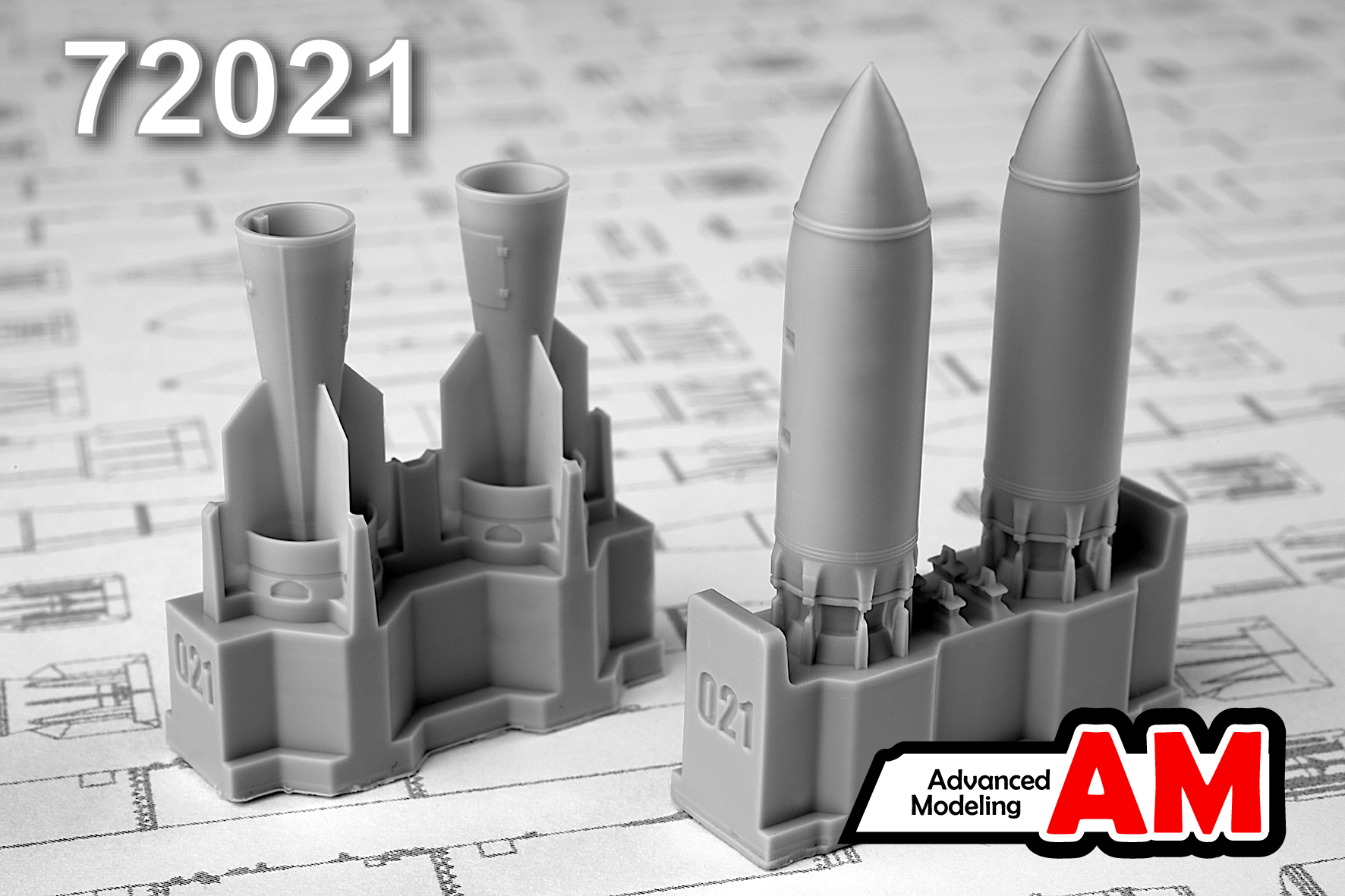 Дополнения из смолы 1/72 БЕТАБ-500 бетонобойная бомба (Advanced Modeling)