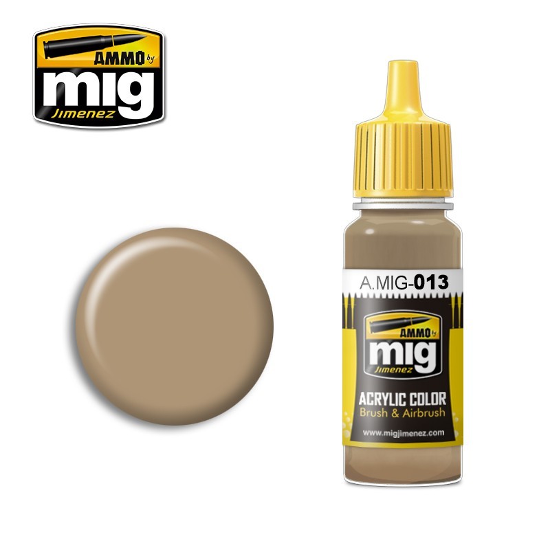 Краска акриловая RAL 8000 GELBBRAUN (Желто-коричневый) (Ammo Mig) (17ml)