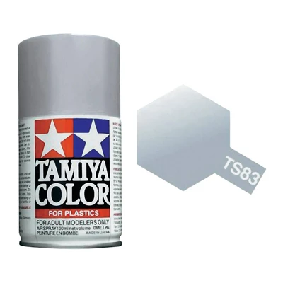 Краска-спрей TS-83 Metallic Silver (Серебряный зеркальный хром) (Tamiya) (100ml)