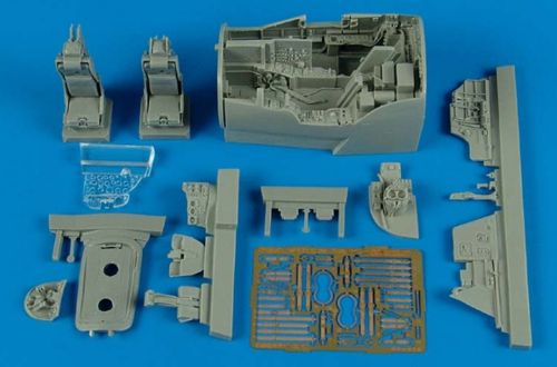 Дополнения из смолы 1/48 Кабина пилота de Havilland Sea Vixen (для модели Airfix)