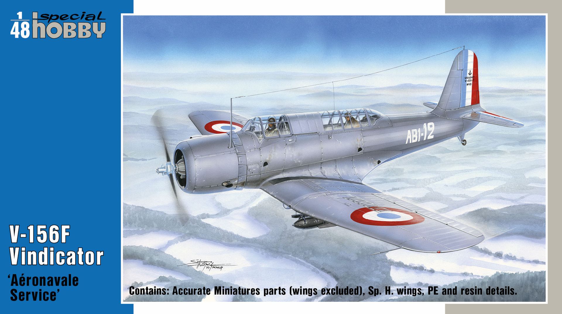 Сборная модель 1/48 V-156F Vindicator 'Aéronavale Service' (Special Hobby)