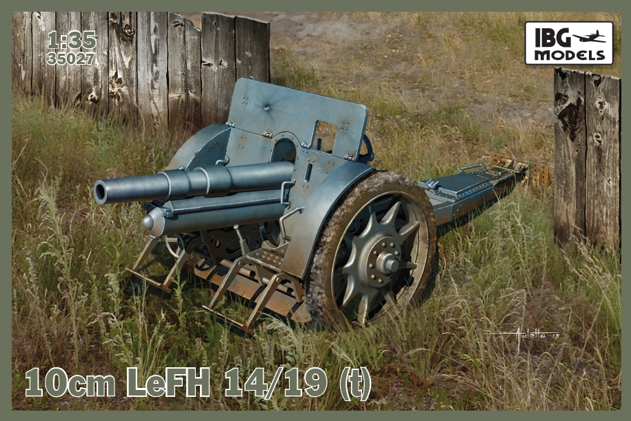Сборная модель 1/35 10cm LeFH 14/19 (t) (IBG Models)