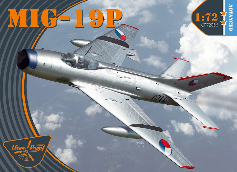 Сборная модель 1/72 Микоян МиГ-19П (Clear Prop)