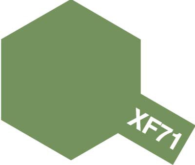 Краска акриловая Acrylic Mini XF-71 Cockpit Green (Tamiya) (10ml)