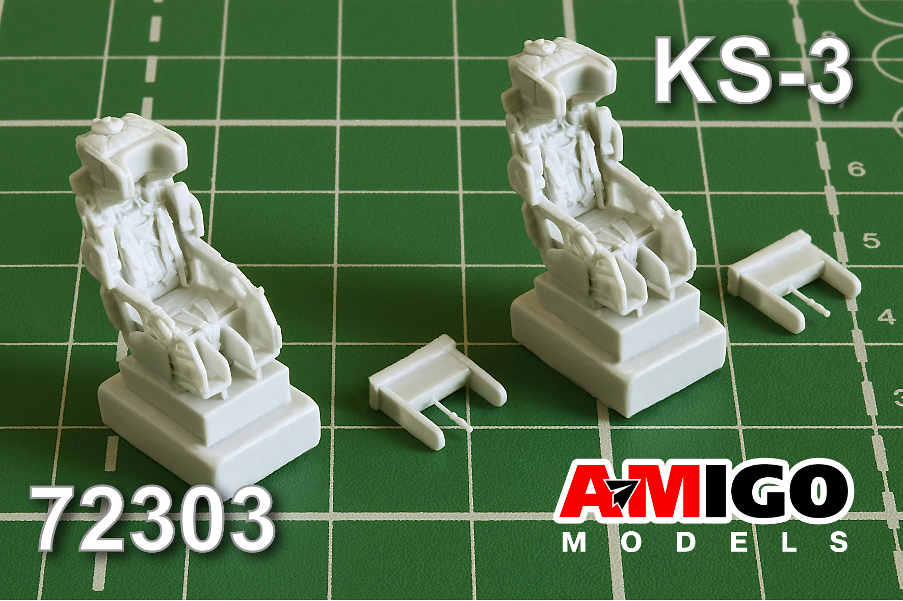 Дополнения из смолы 1/72 Катапультируемое кресло КС-3 (Amigo Models)