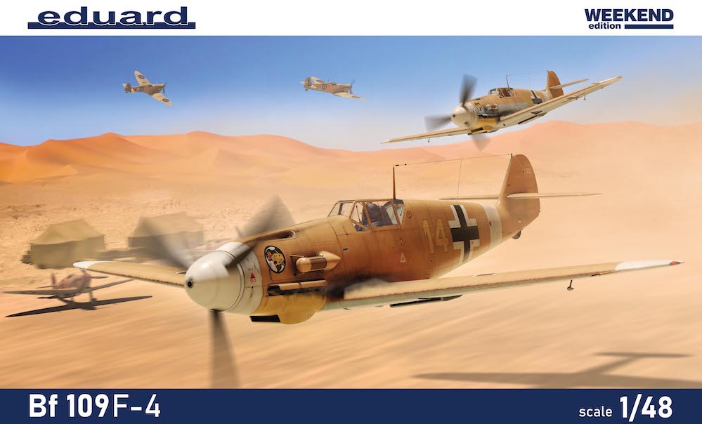 Сборная модель 1/48 Messerschmitt Bf-109F-4 Weekend edition (Eduard kits)