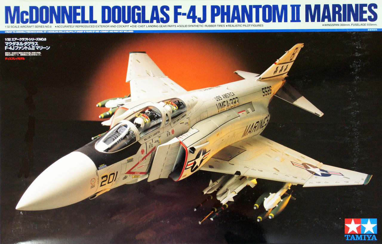 Сборная модель 1/32 McDonnell Douglas F-4J Phantom II Marines (Tamiya)
