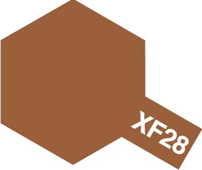 Краска акриловая Acrylic Mini XF-28 Dark Copper (Tamiya) (10ml)