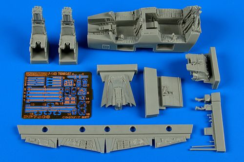 Дополнения из смолы 1/72 Кабина пилота Grumman F-14D Tomcat (для модели Fujimi)