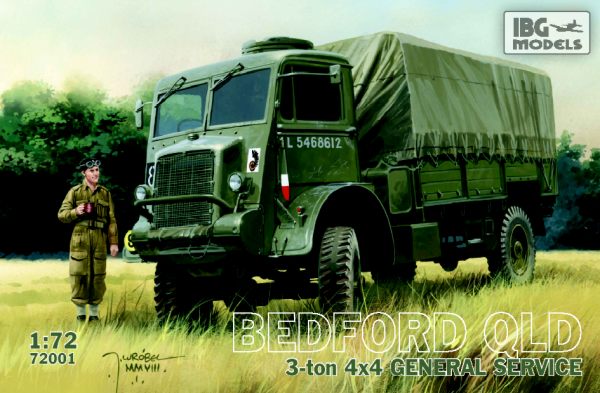 Сборная модель 1/72 Bedford QLD 3 ton 4x4 General service (IBG Models)