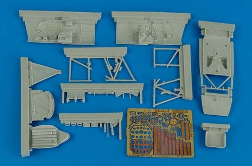 Дополнения из смолы 1/32 Кабина пилота МИГ-3 (для модели Trumpeter kits)