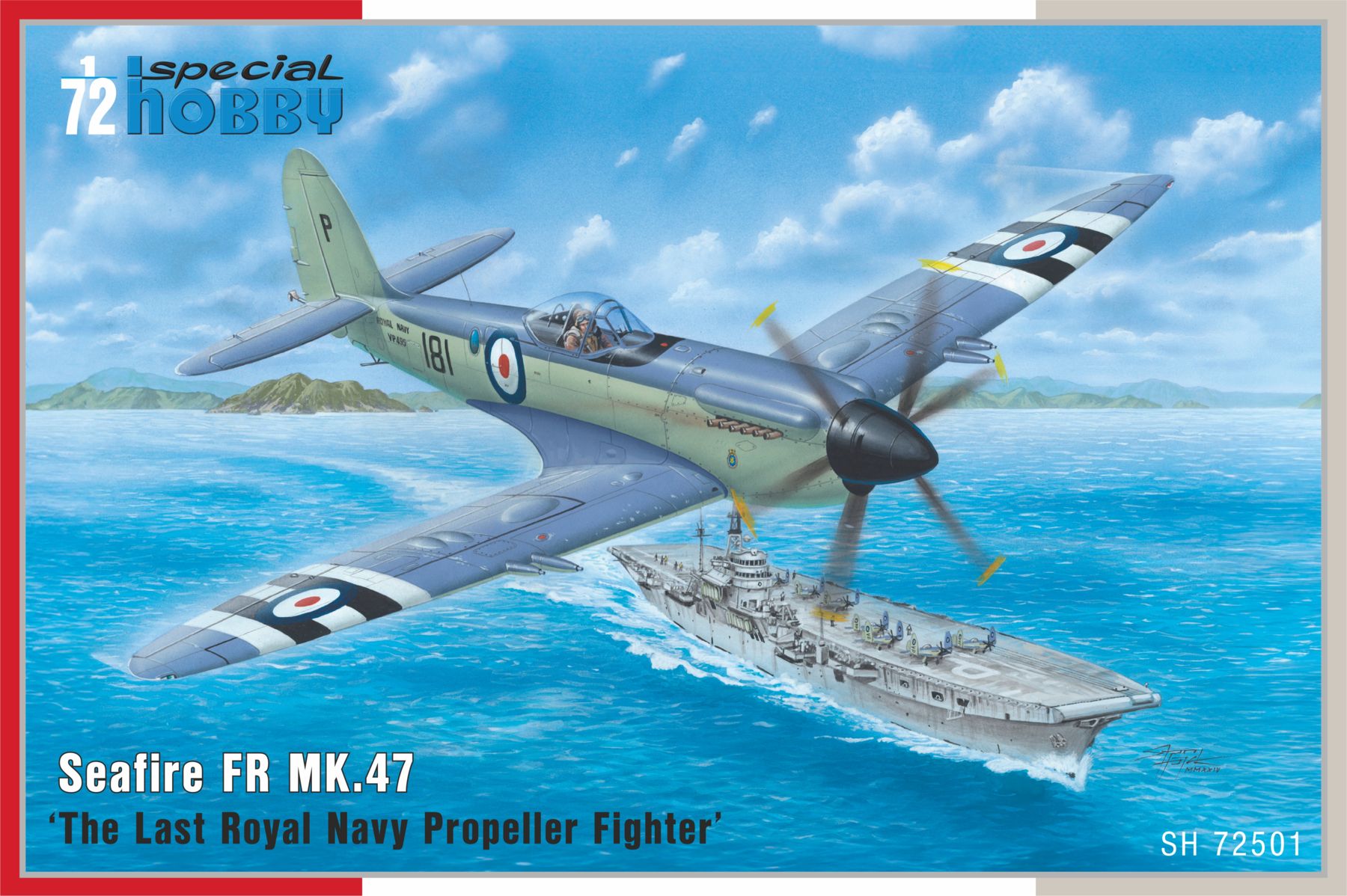 Сборная модель 1/72 Seafire FR MK.47 Last Royal Navy (Special Hobby)