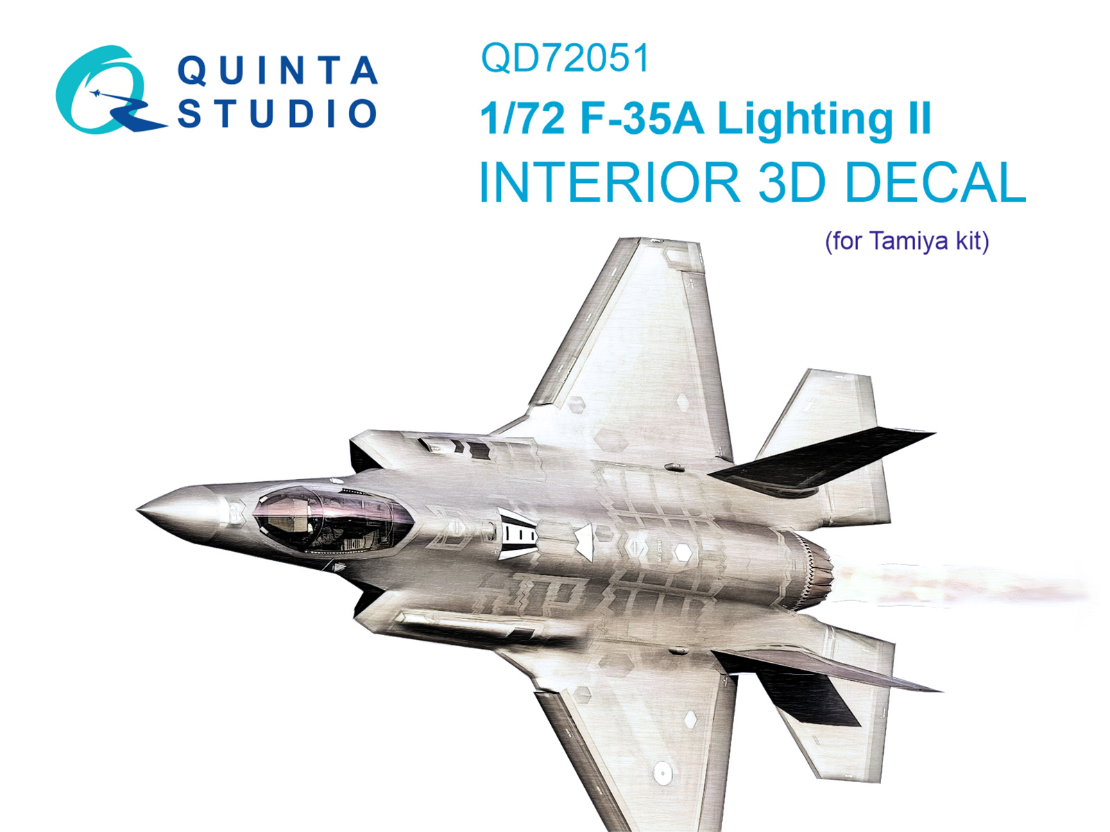 3D Декаль интерьера кабины F-35A Lighting II (Tamiya)