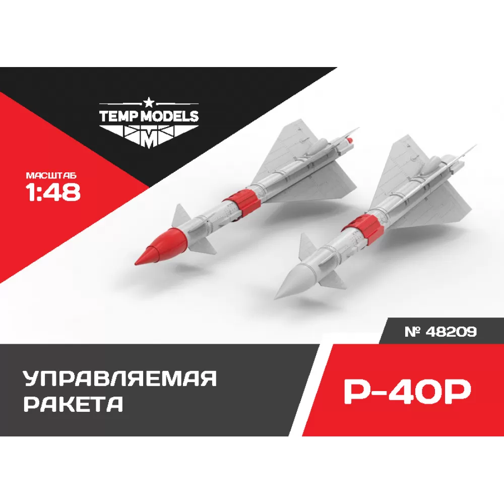 Дополнения из смолы 1/48 Управляемая ракета Р-40 Р (Temp Models)