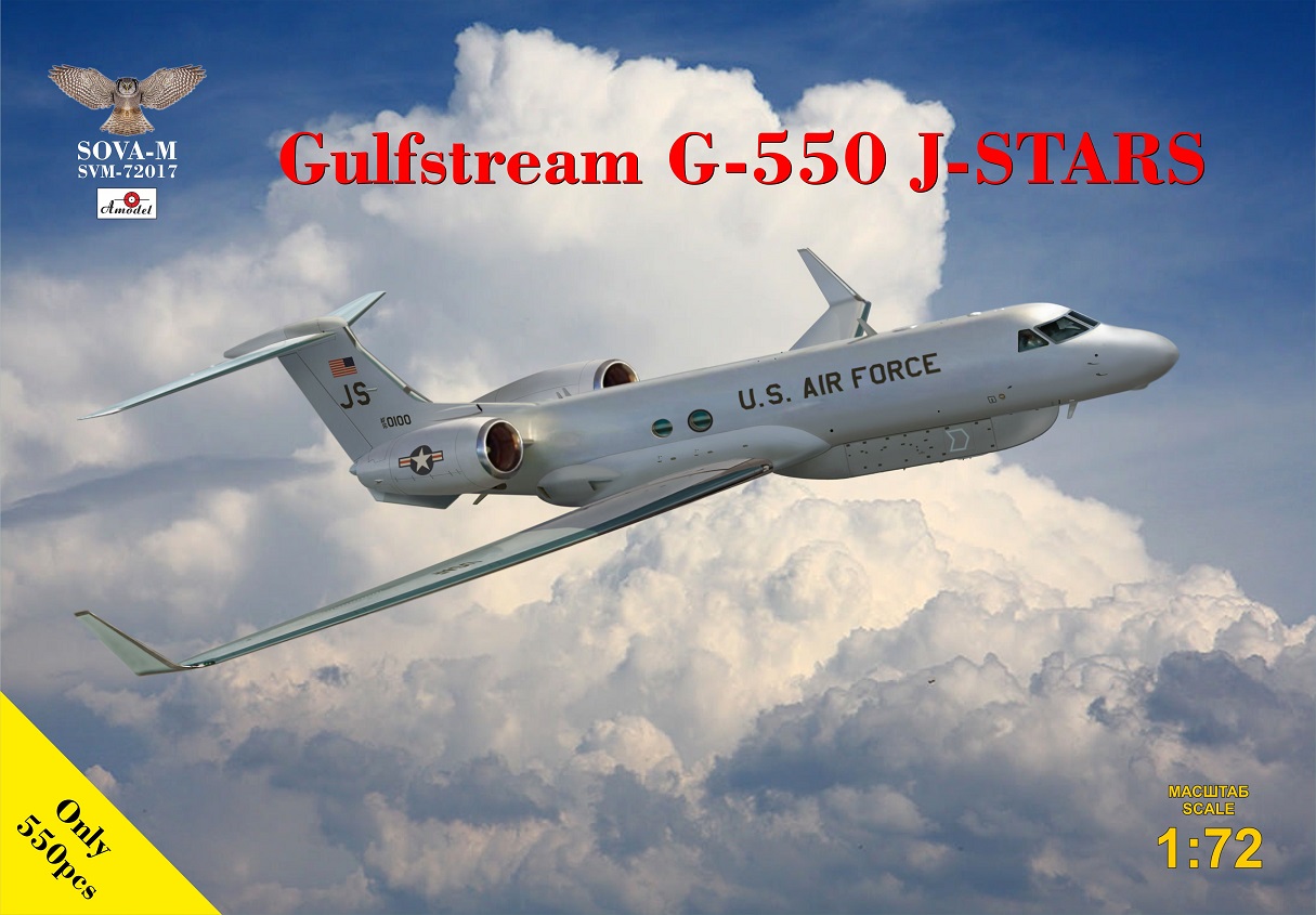 Сборная модель 1/72 Gulfstream G-550 J-STARS (USAF) (Sova-M)