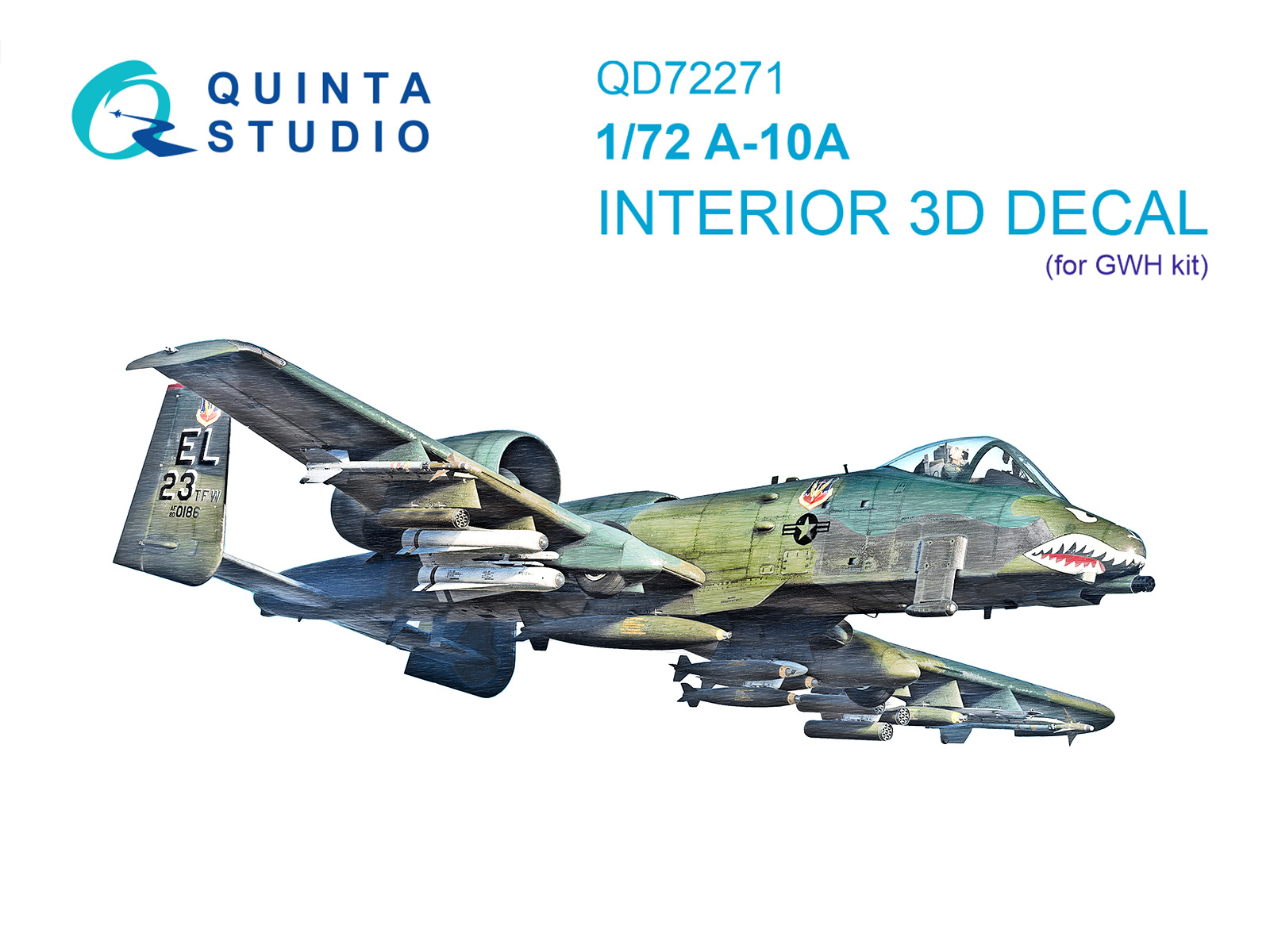 3D Декаль интерьера кабины A-10A Thunderbolt II (GWH)