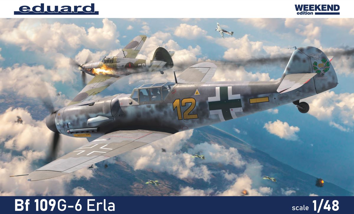 Сборная модель 1/48 Bf 109G-6 Erla (Weekend Edition) (Eduard kits)